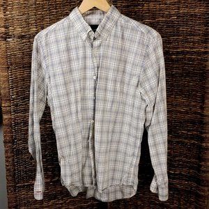 Bespoken Button Up Long Sleeve Shirt Large